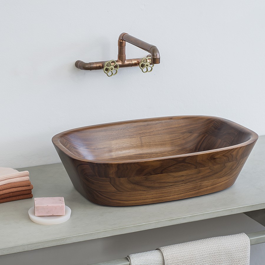 Shell Wooden Basin